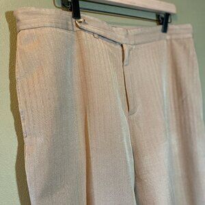 Ralph Lauren silk and cotton dress pants